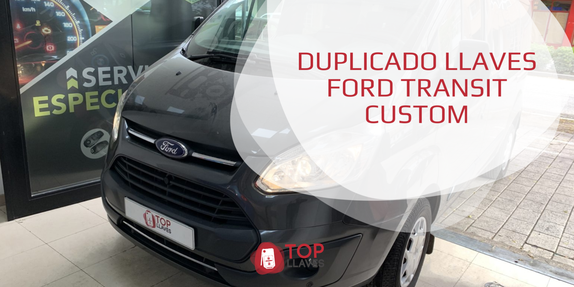 Duplicado copia llaves ford transit custom