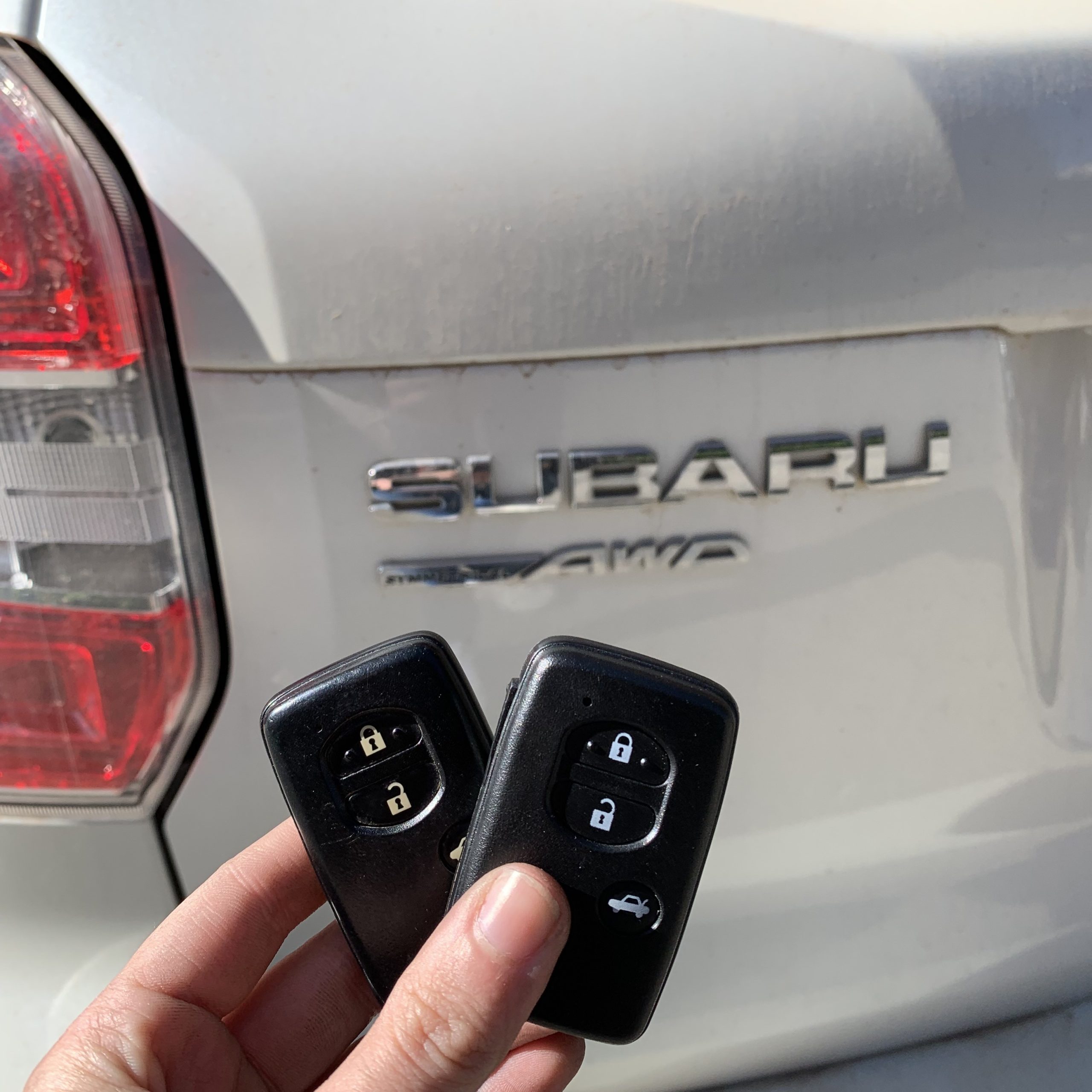 duplicado llave copia mando coche subaru forester