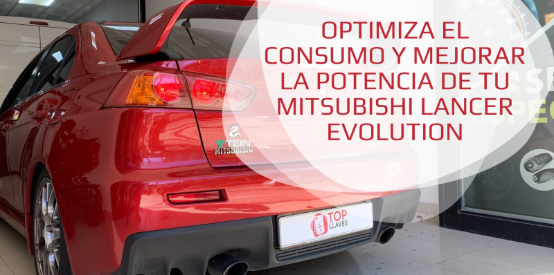 POTENCIACIÓN AHORRO CONSUMO MITSUBISHI LANCER EVOLUTION