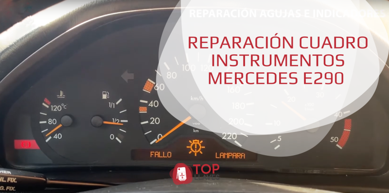 Reparación Cuadro Instrumentos Mercedes E290 TopLlaves a distancia desde cualquier punto de españa agujas velocimetro
