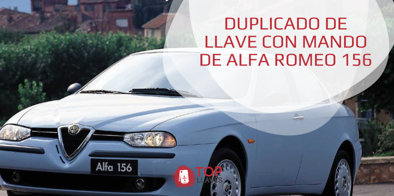 alfa romeo 156 2004 llave con mando completa duplicado