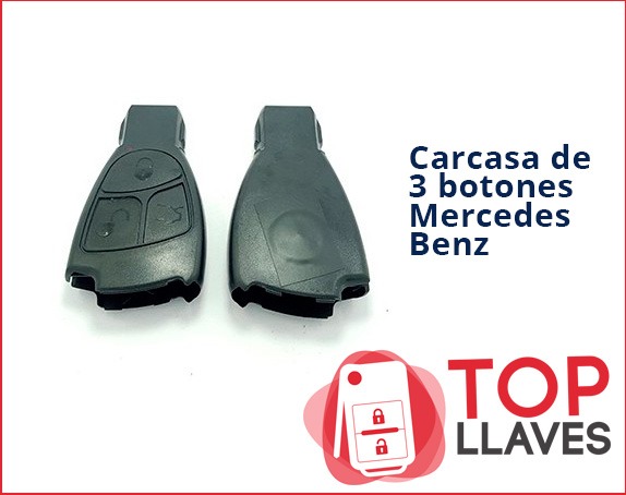 carcasa llave mercedes 3 botones