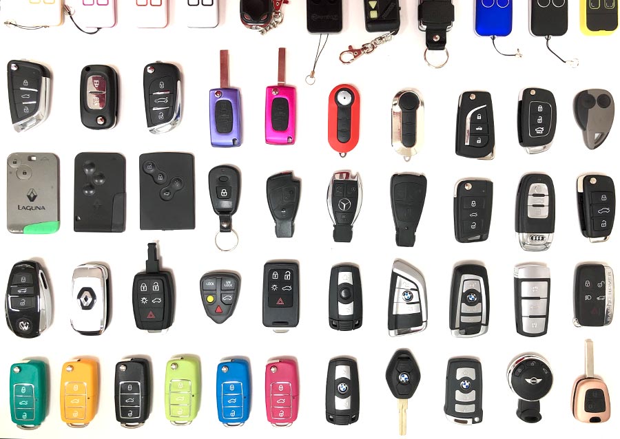 Carcasas de llave de vehículos de todas las marcas y modelos