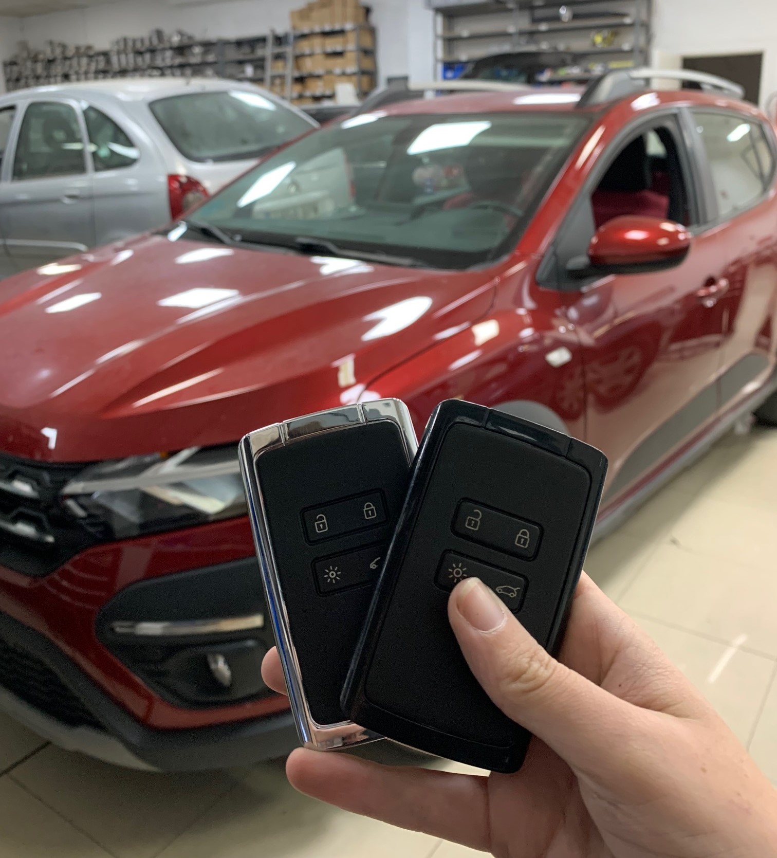 dacia sandero III duplicado tarjeta mando coche