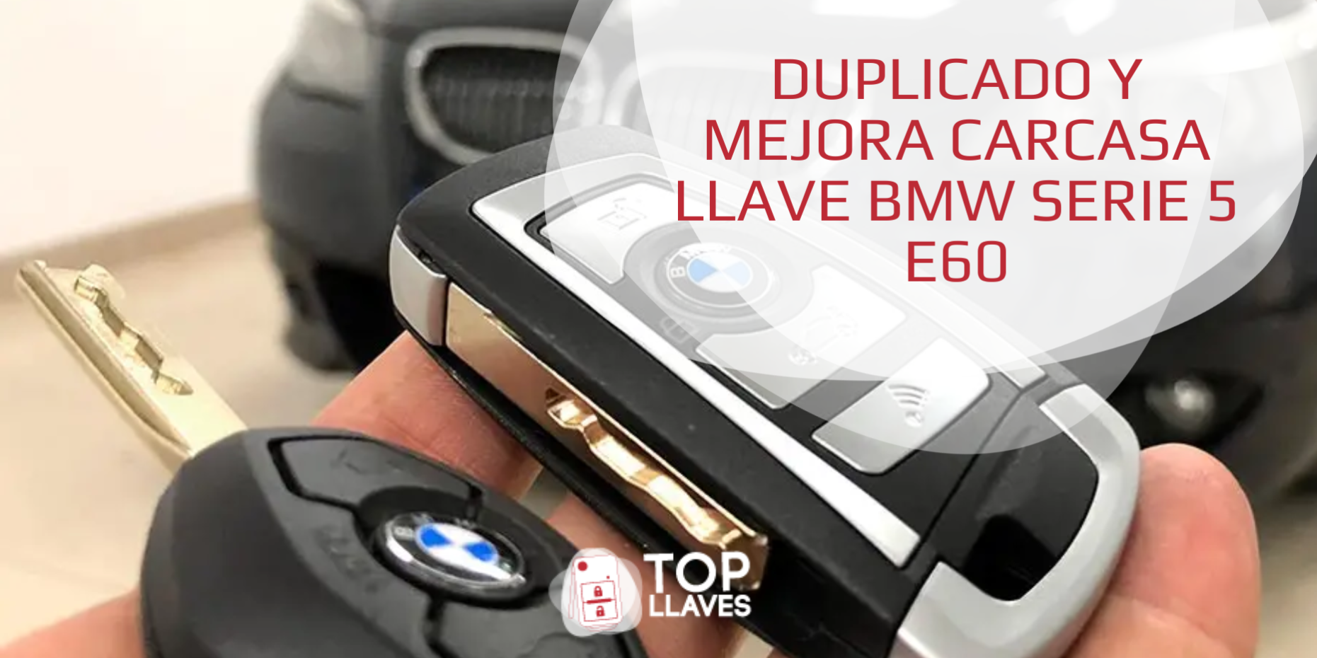 duplicado copia llave mando cambio carcasa moderna bmw serie 5 e60 nuevo