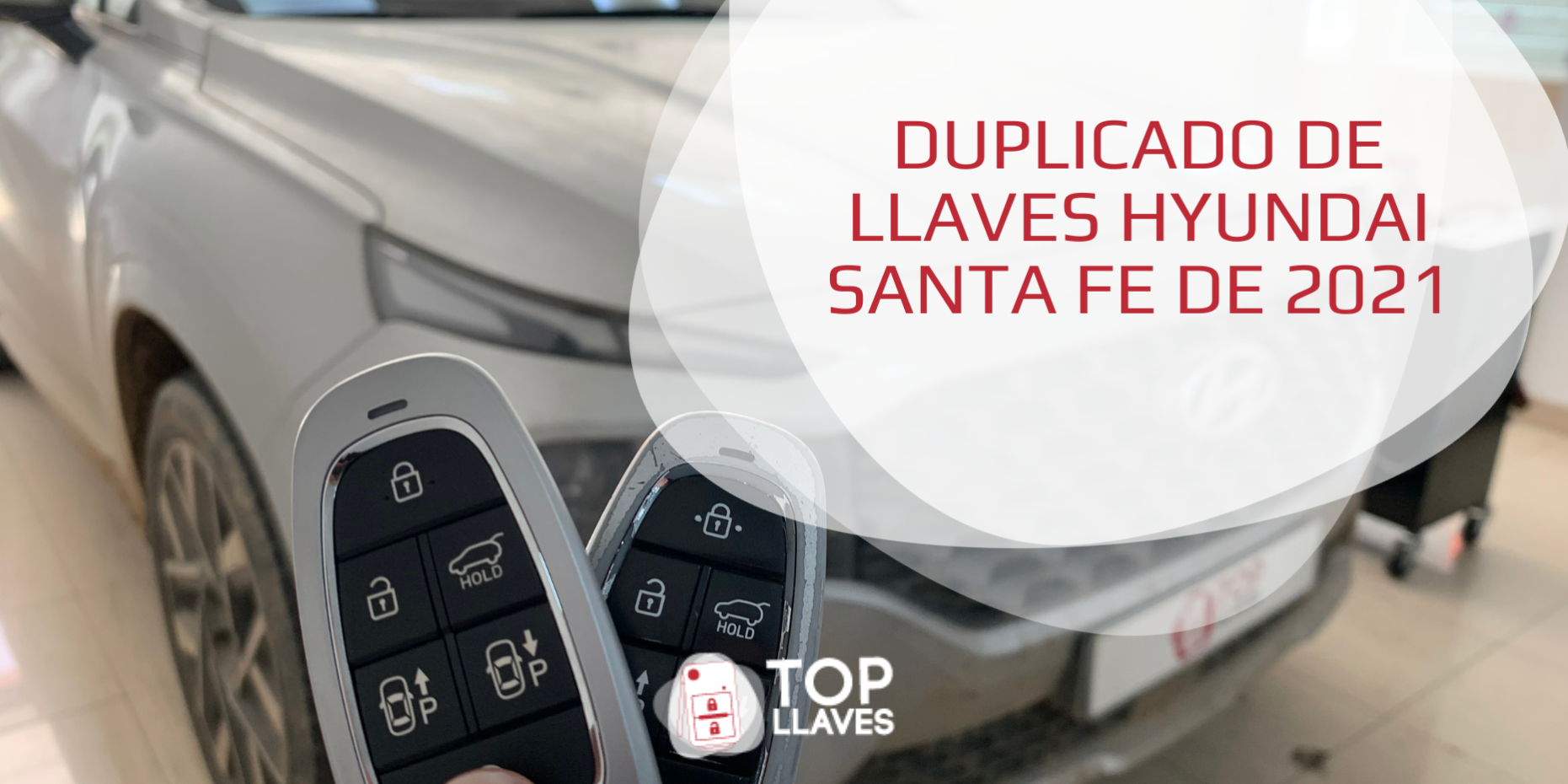 duplicado copia mando llave coche hyundai santa fe 2021