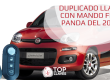 duplicado llave con mando copia coche albacete fiat panda tres botones