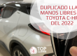 duplicado llave manos libres mando coche vehículo toyota chr
