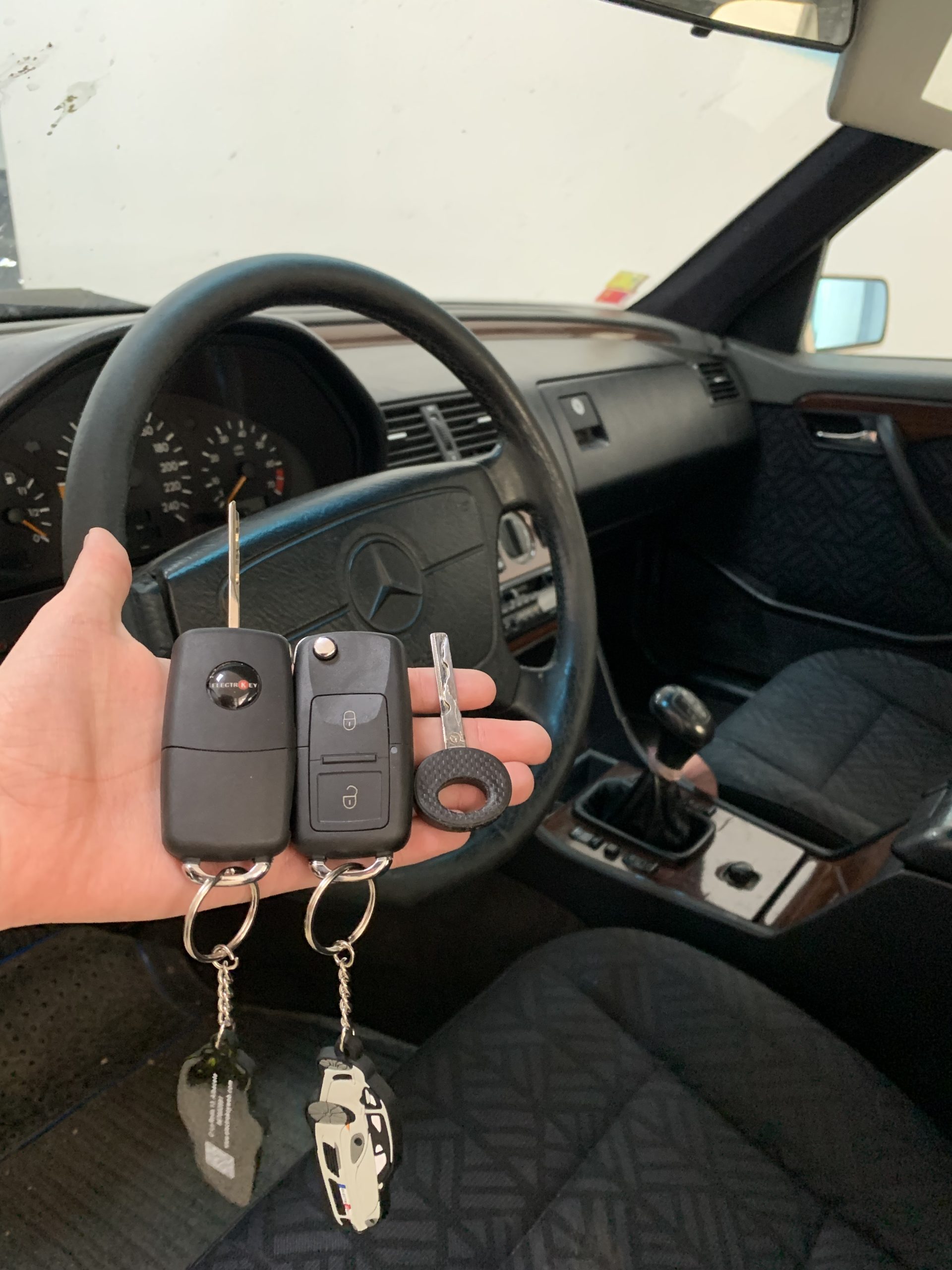 llave tradicional a manado a distancia mercedes c220 1994